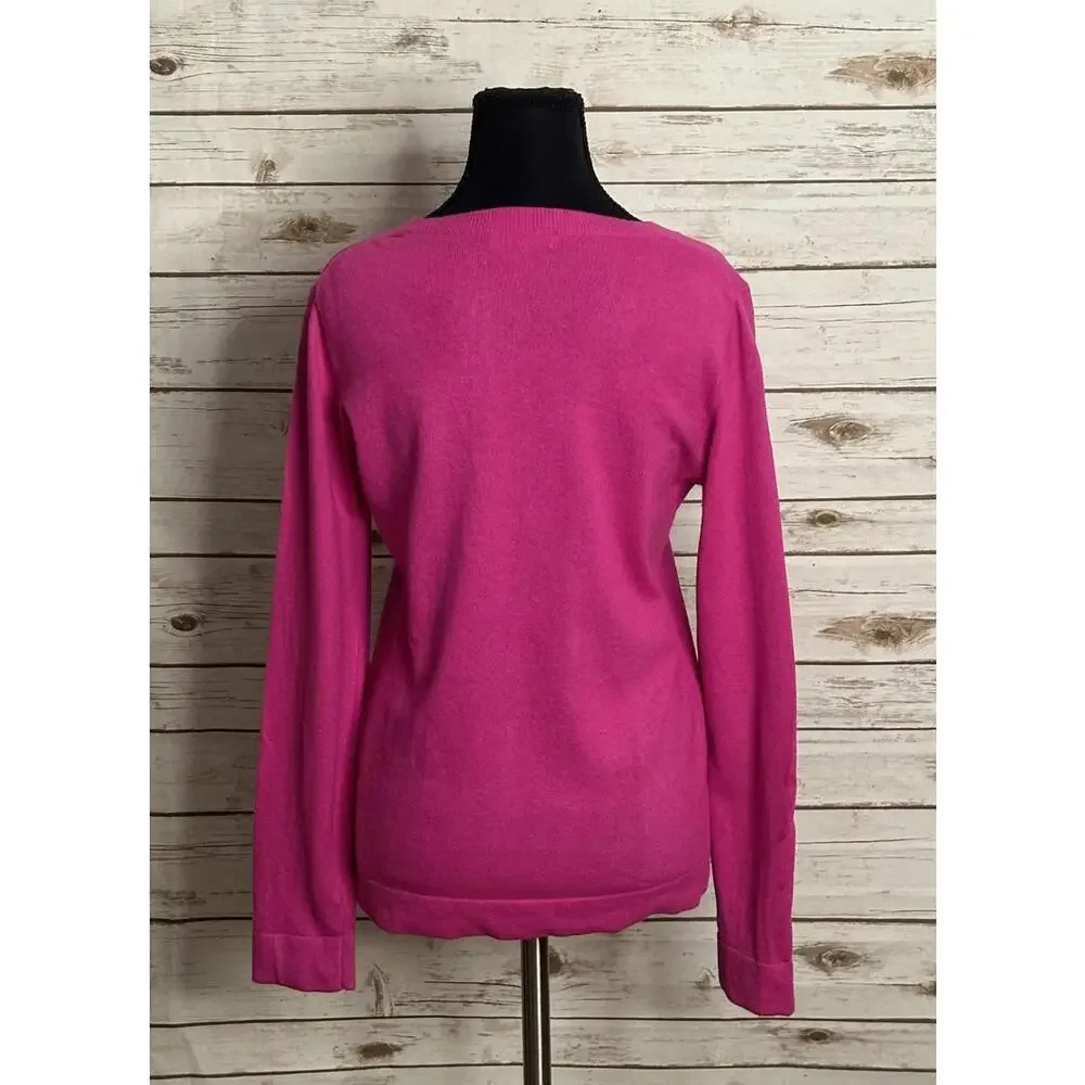 J.Crew Mercantile Teddie cotton/wool crew neck long sleeve sweater Size Small